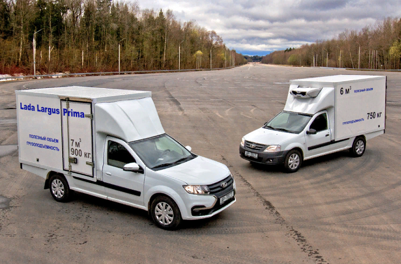 перевозки грузов с Lada Largus Prima 